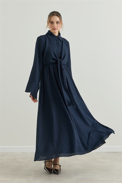 Viona Nakışlı Gömlek Etek Vual Takım Krem