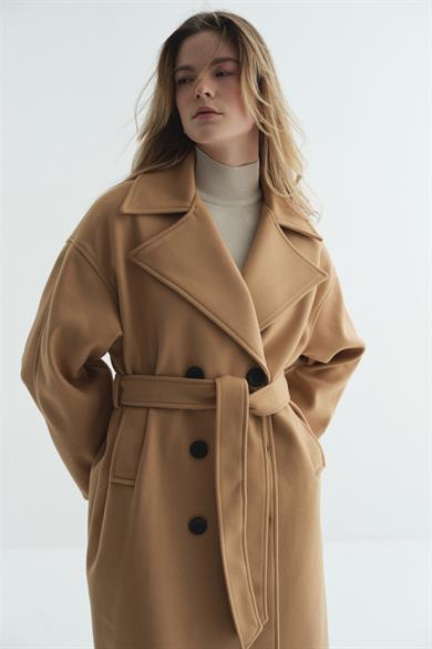 Premium Kruvaze Kaban Camel