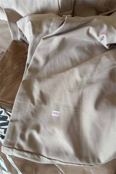 Outlet Kapüşonlu Fermuarlı Sweatshirt Taş