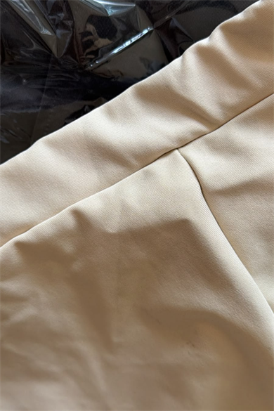 Outlet Çelik İnterlok Çıtçıtlı Takım Krem (Pantalon)