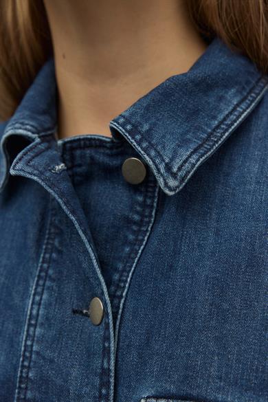 Mid Blue Denim Ceket
