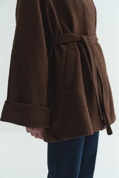 Tüvit Kimono Kahverengi