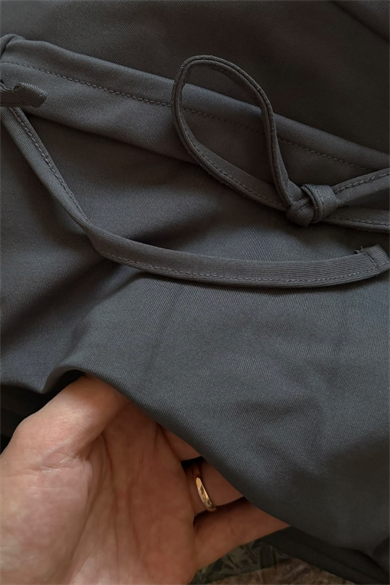 Outlet Çelik İnterlok Fiyonk Detaylı Takım Füme