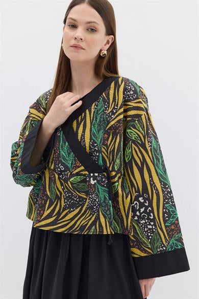 Gofre Desenli Kimono