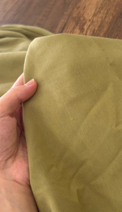 Outlet Büzgülü Poplin Etek