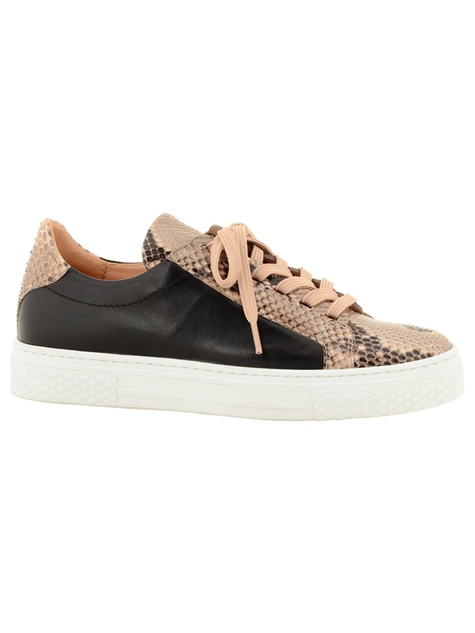 Sneakers A55771 PİTON+NAPA NUR Bej+Natural