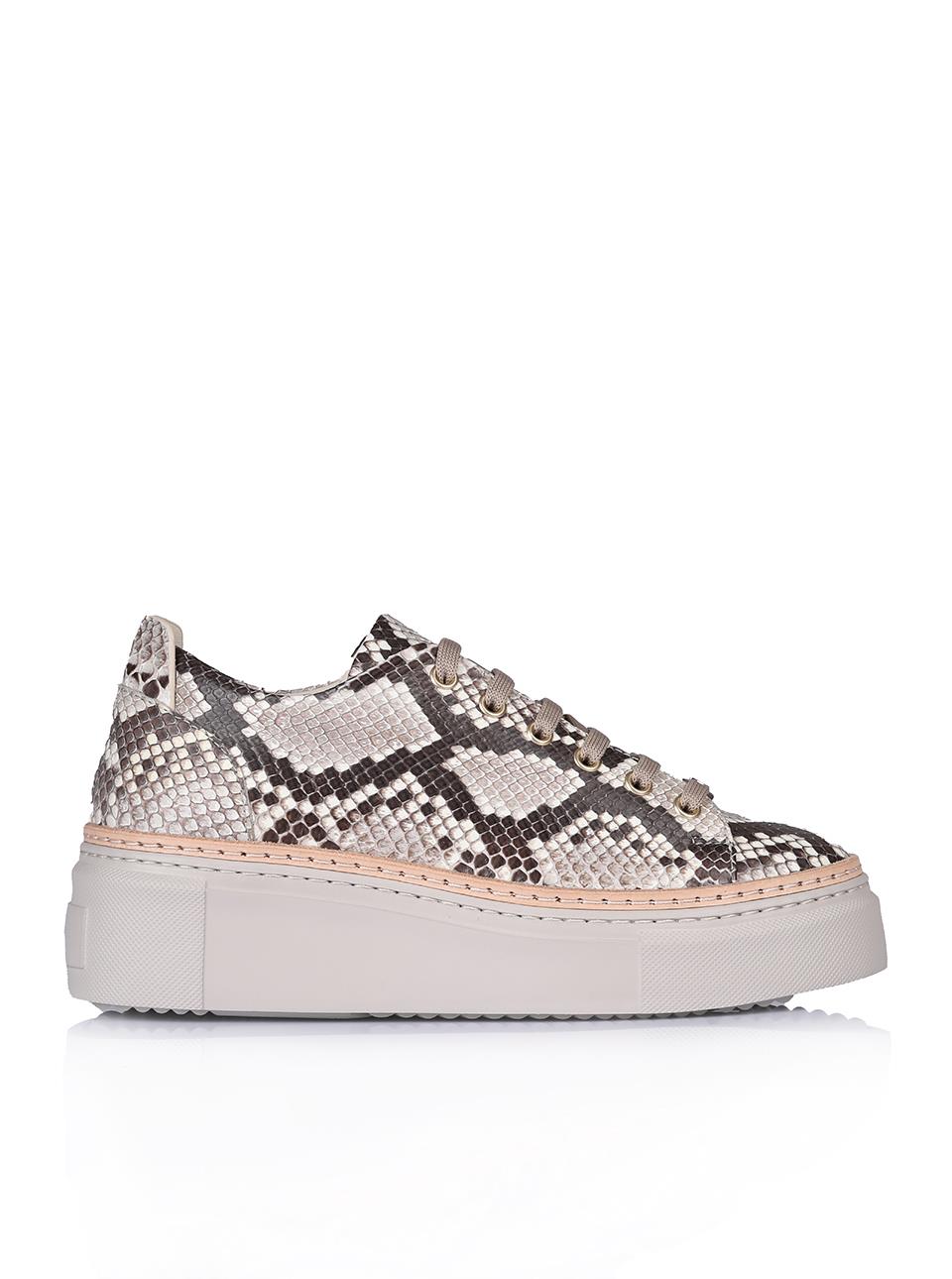 Sneakers A68166 PİTON Bej+Natural