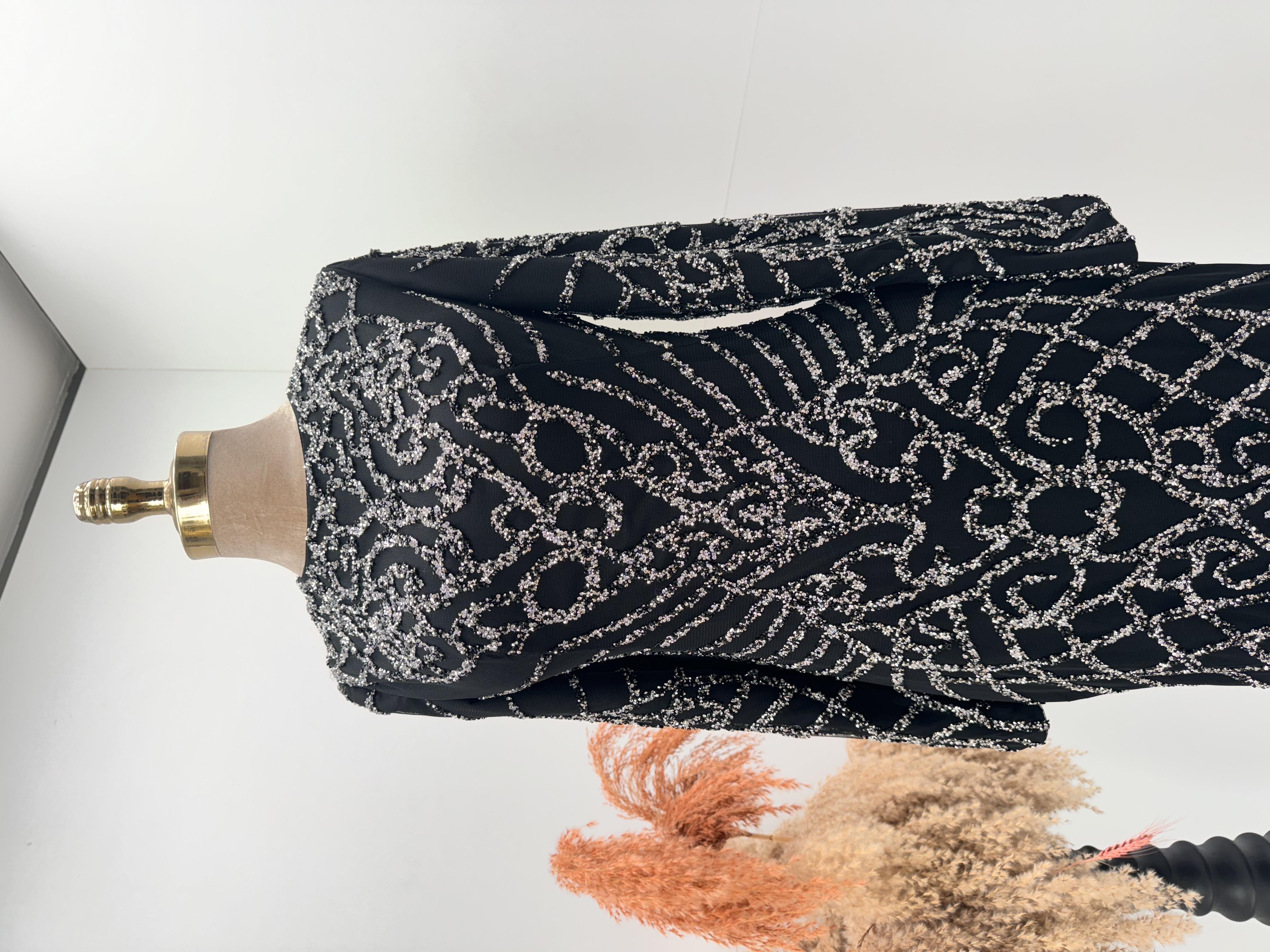 Ahu Tesettür Abiye Siyah