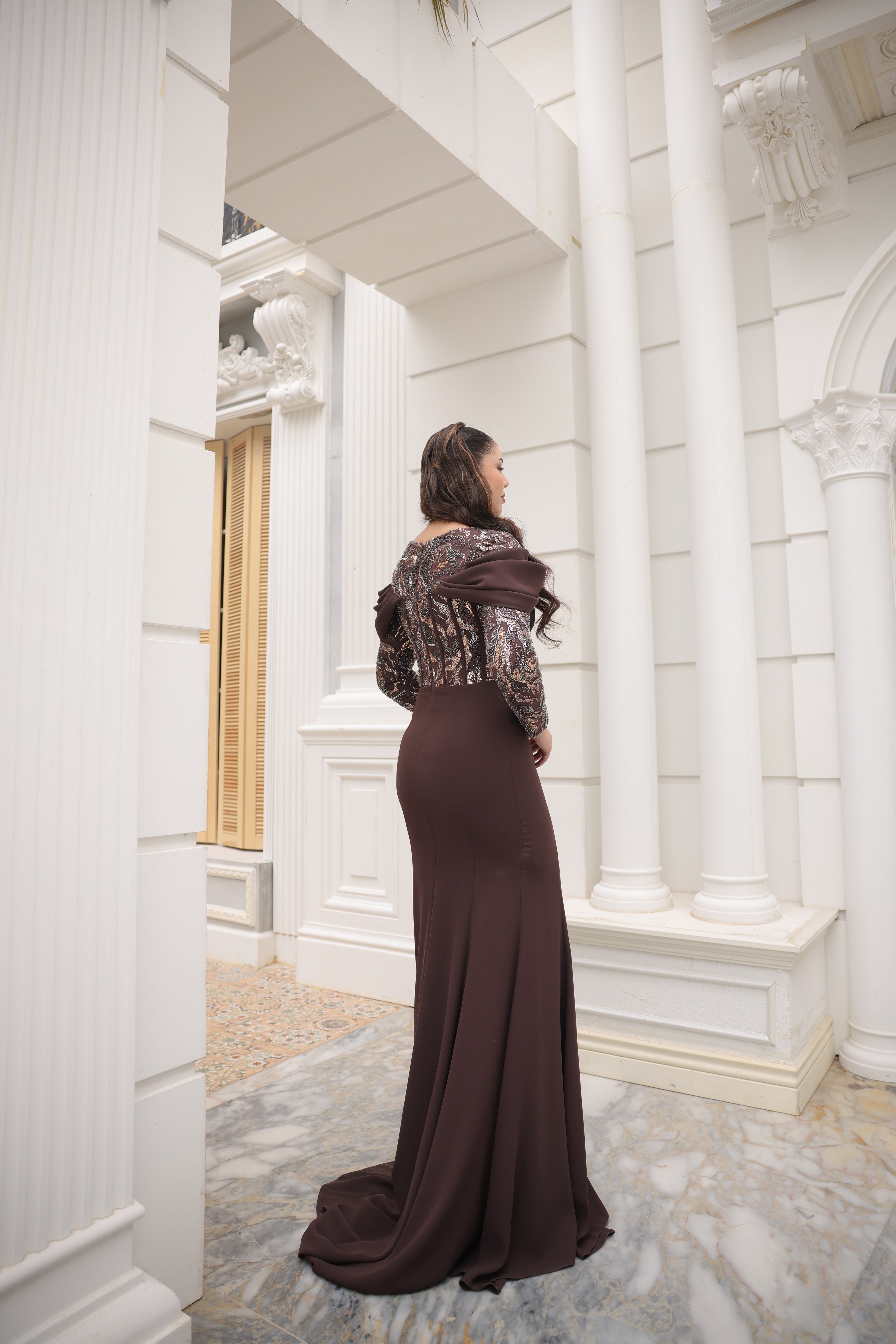 Angel Abiye Kahverengi 