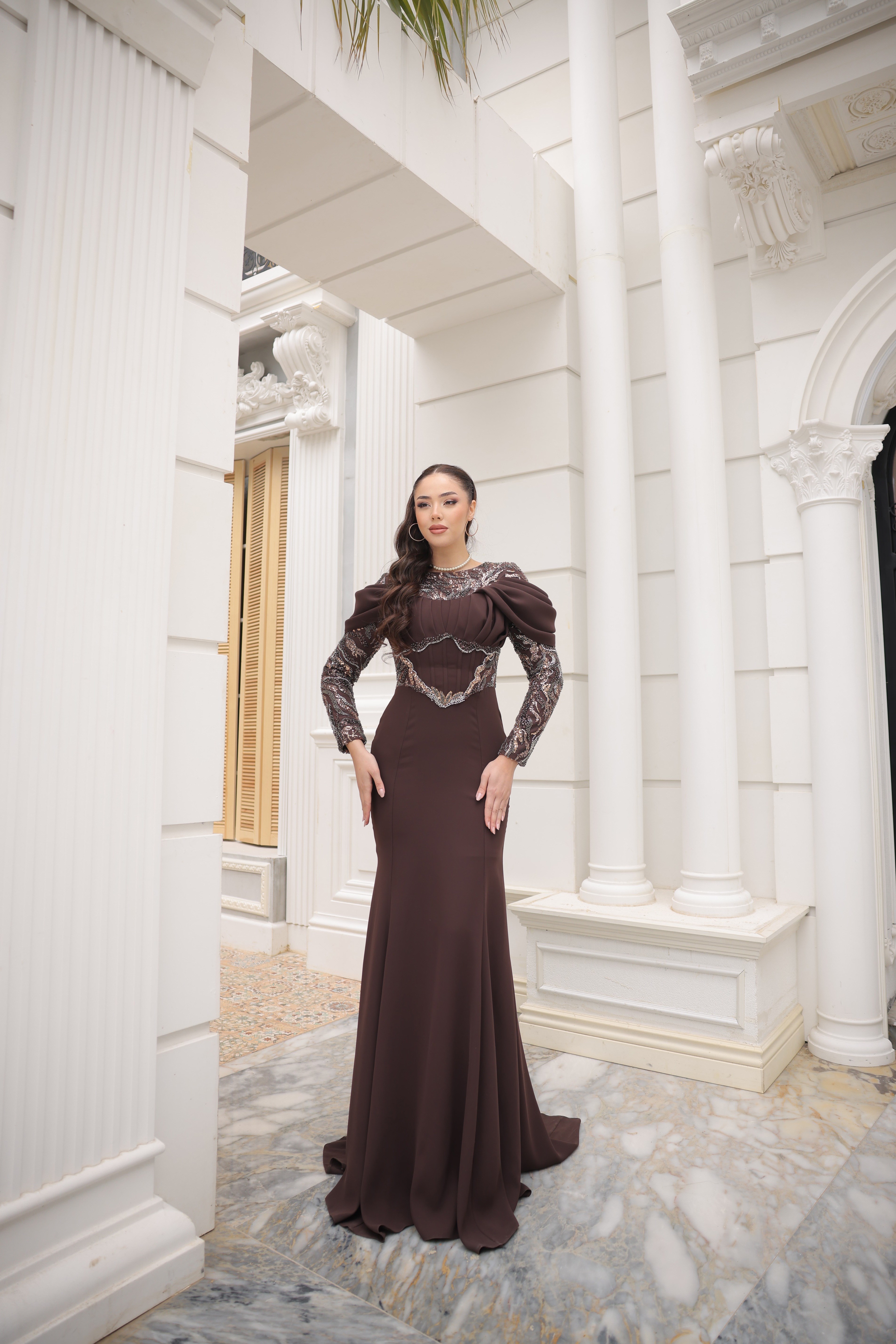 Angel Abiye Kahverengi 