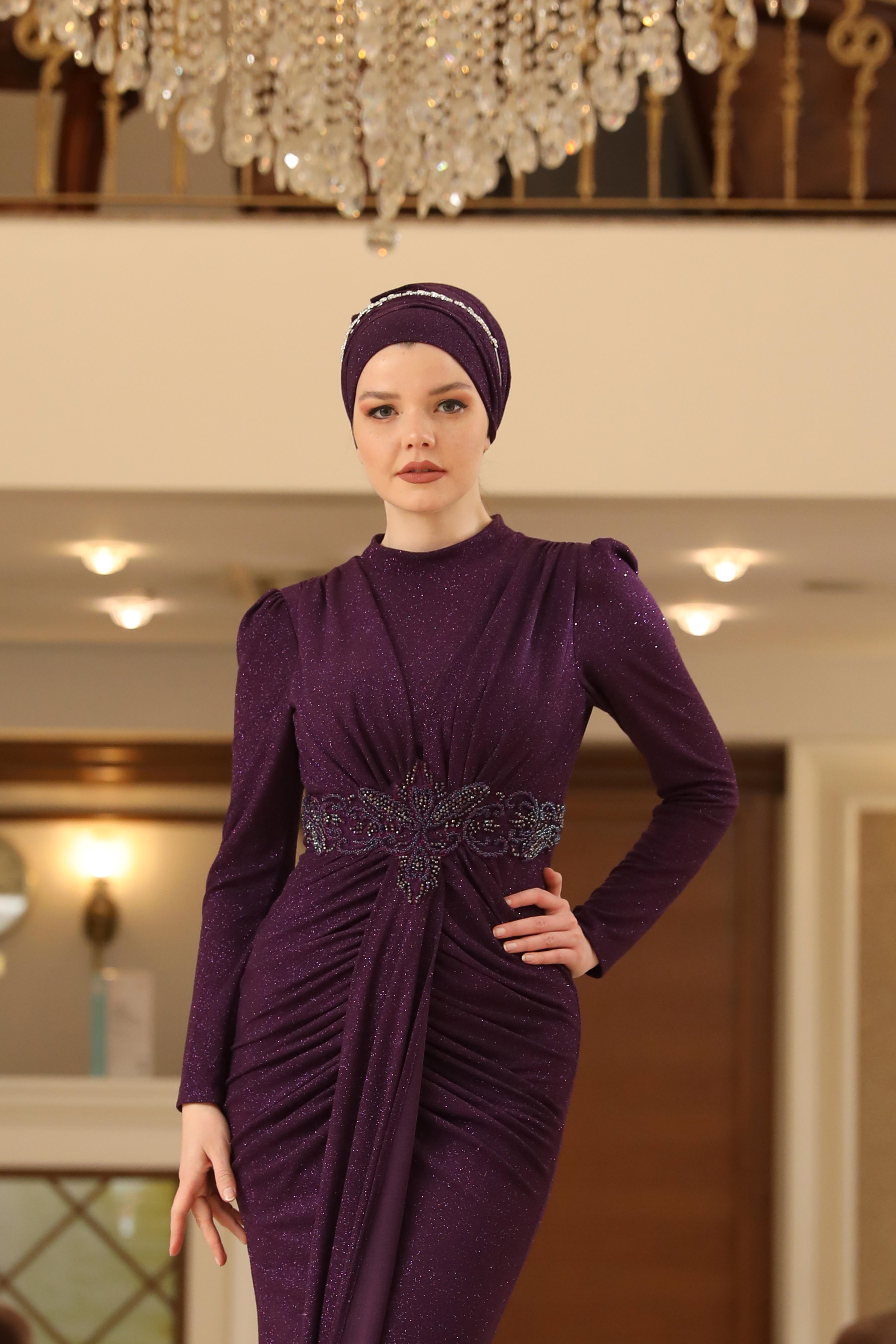 Beren Evening Dress Purple