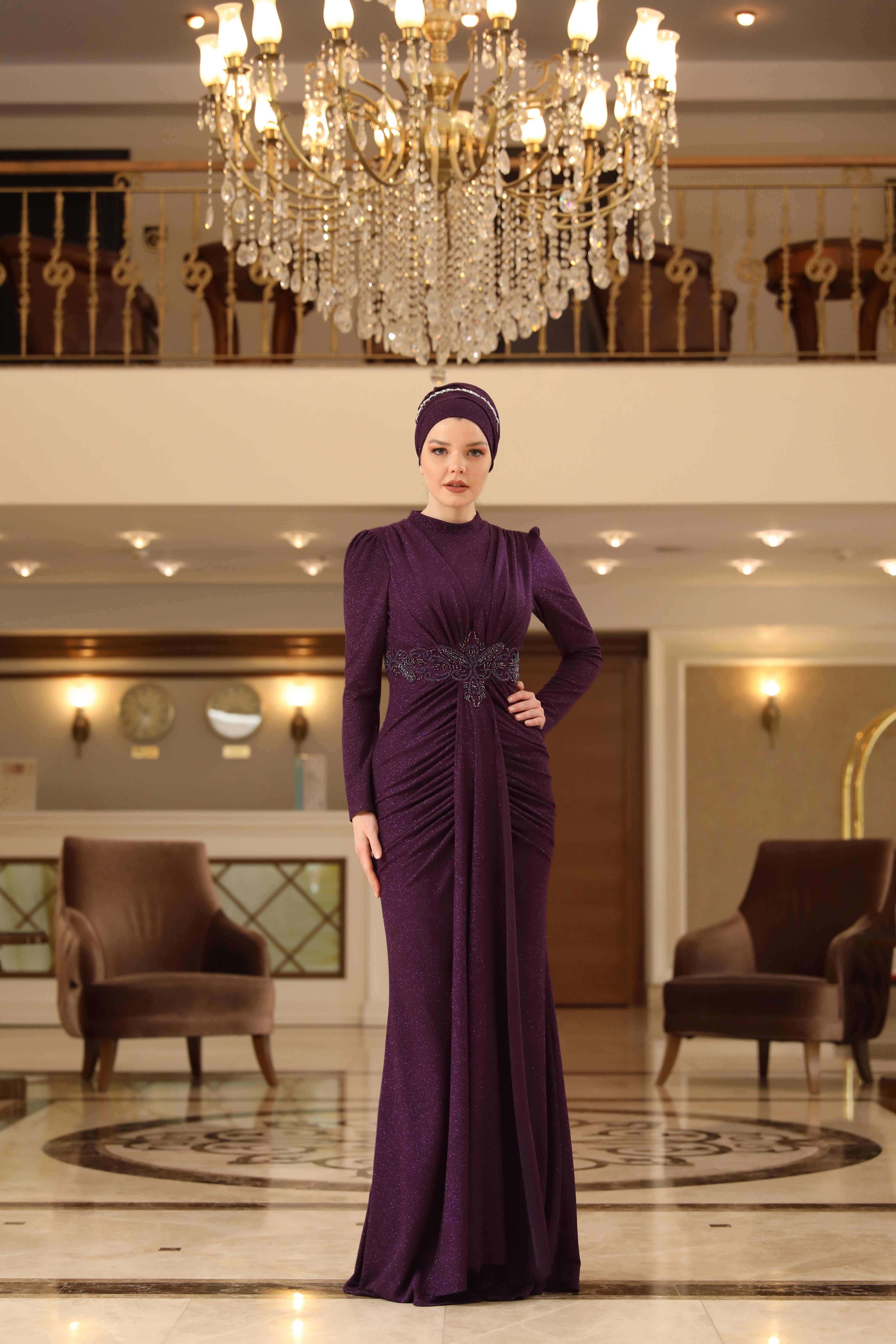Beren Evening Dress Purple