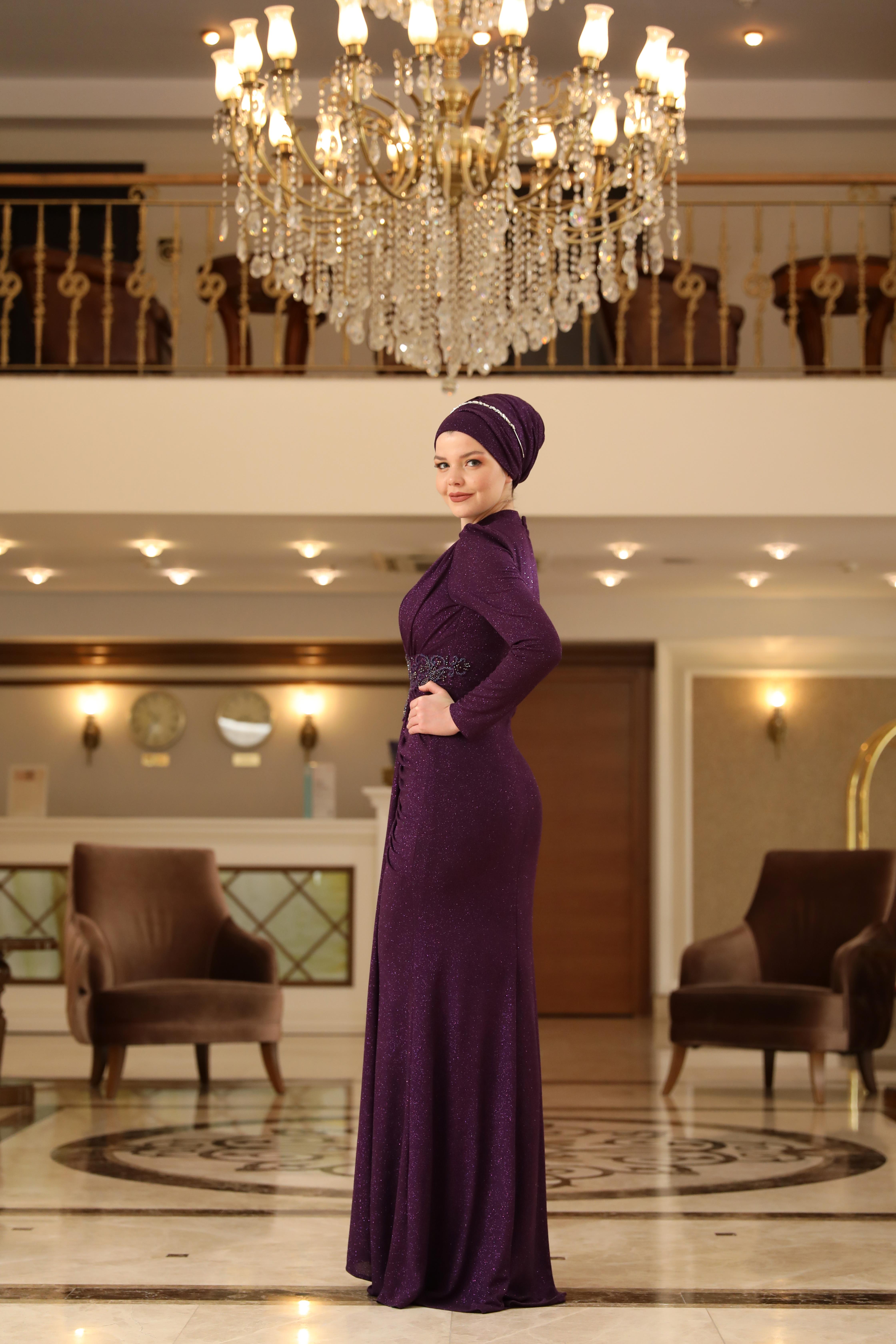 Beren Evening Dress Purple