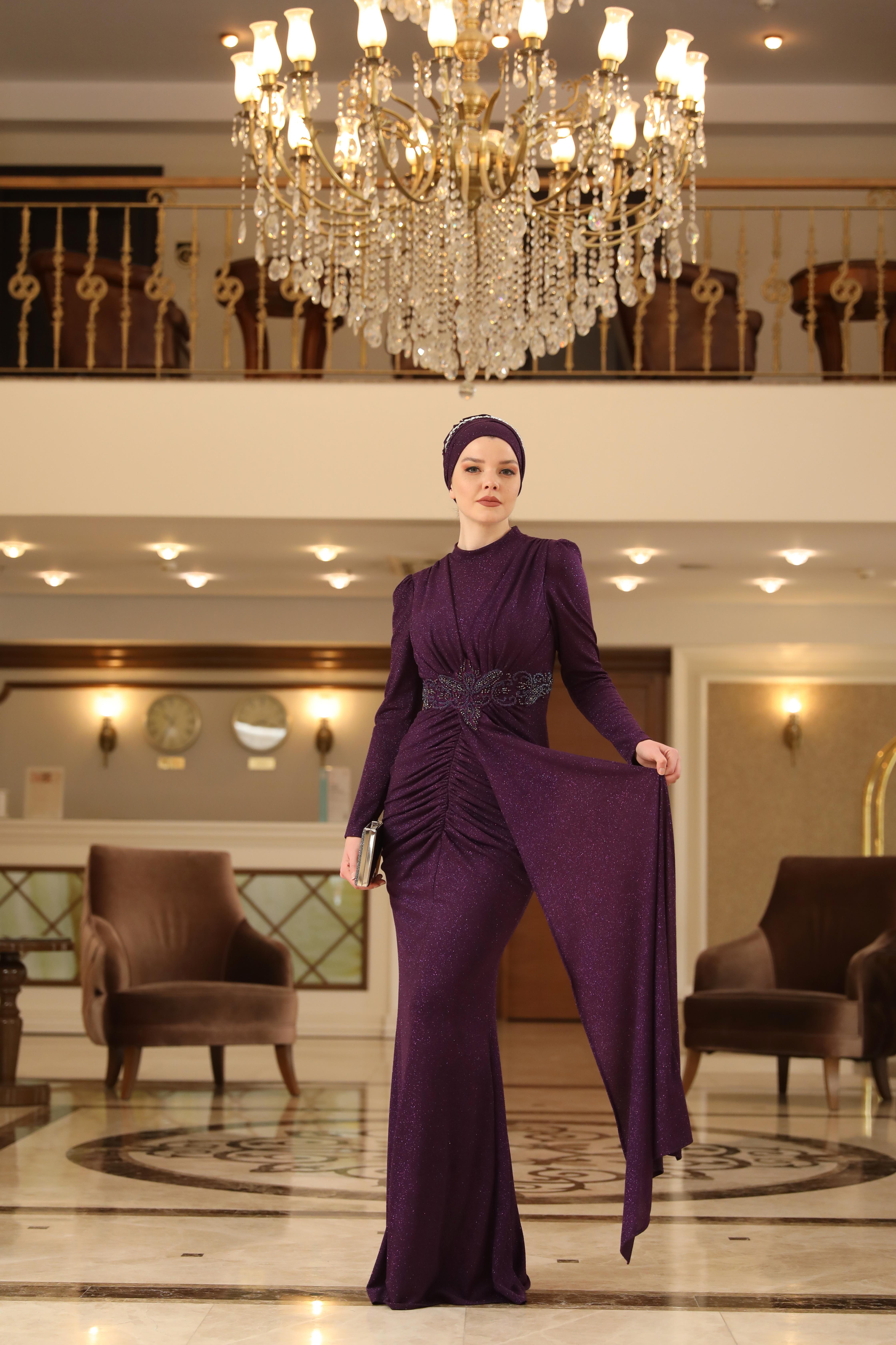 Beren Evening Dress Purple