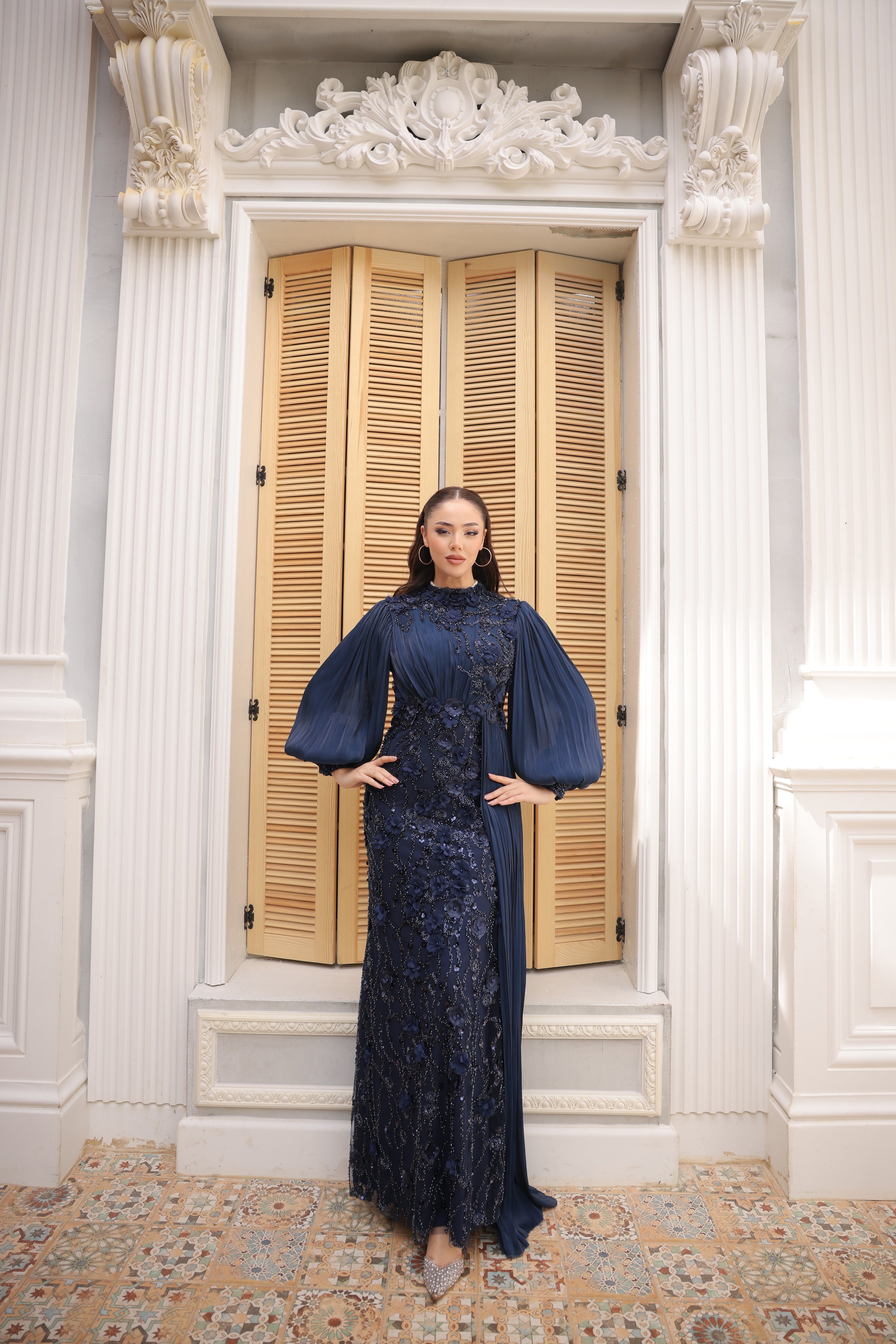 Beril Abiye Lacivert
