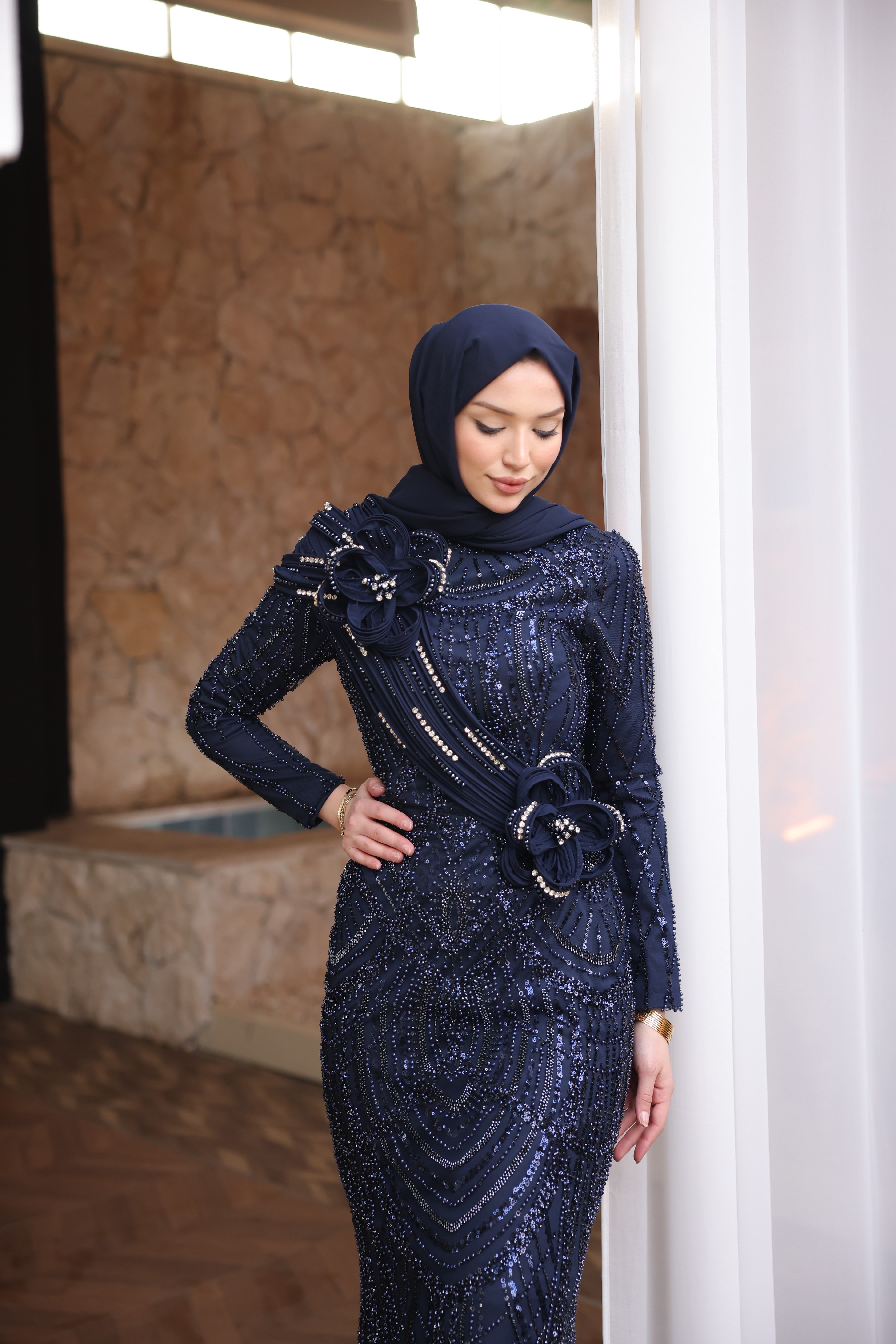 Ceyla Abiye Lacivert