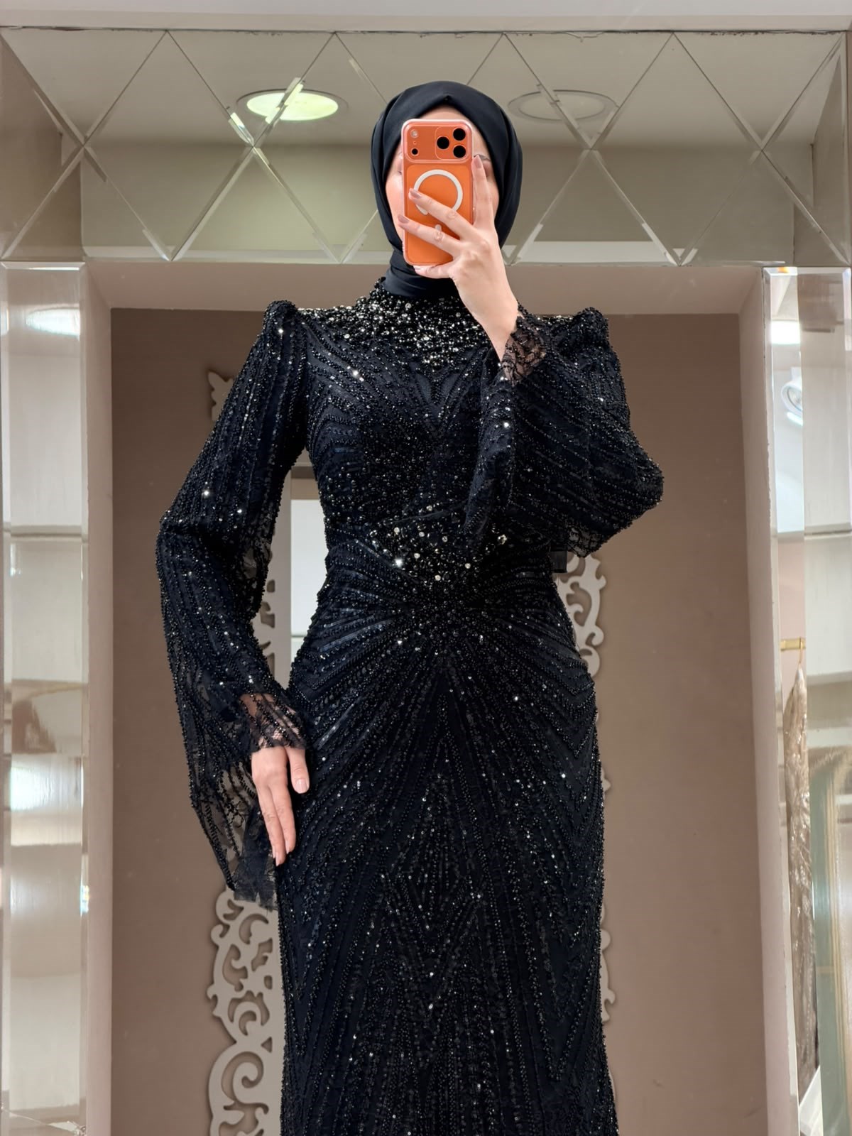 Diamond Abiye Siyah