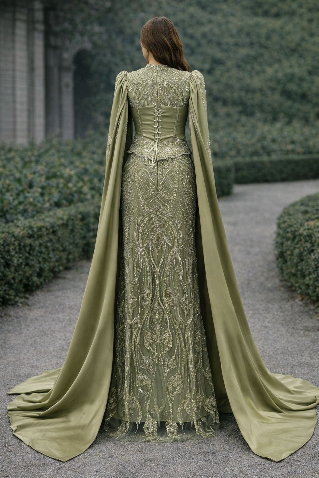 Efsun Abiye Yağ Yeşili