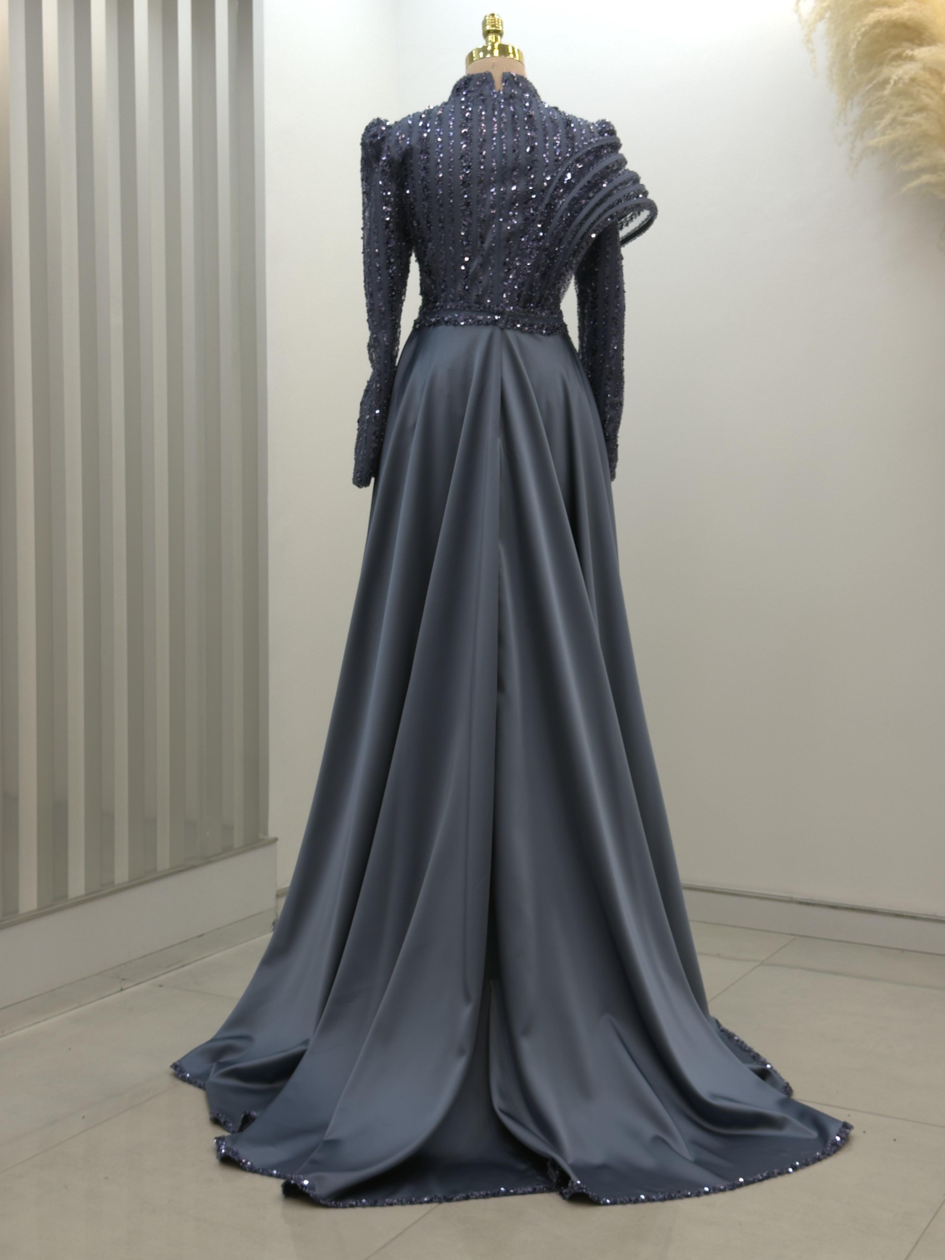 Elegance Abiye İndigo