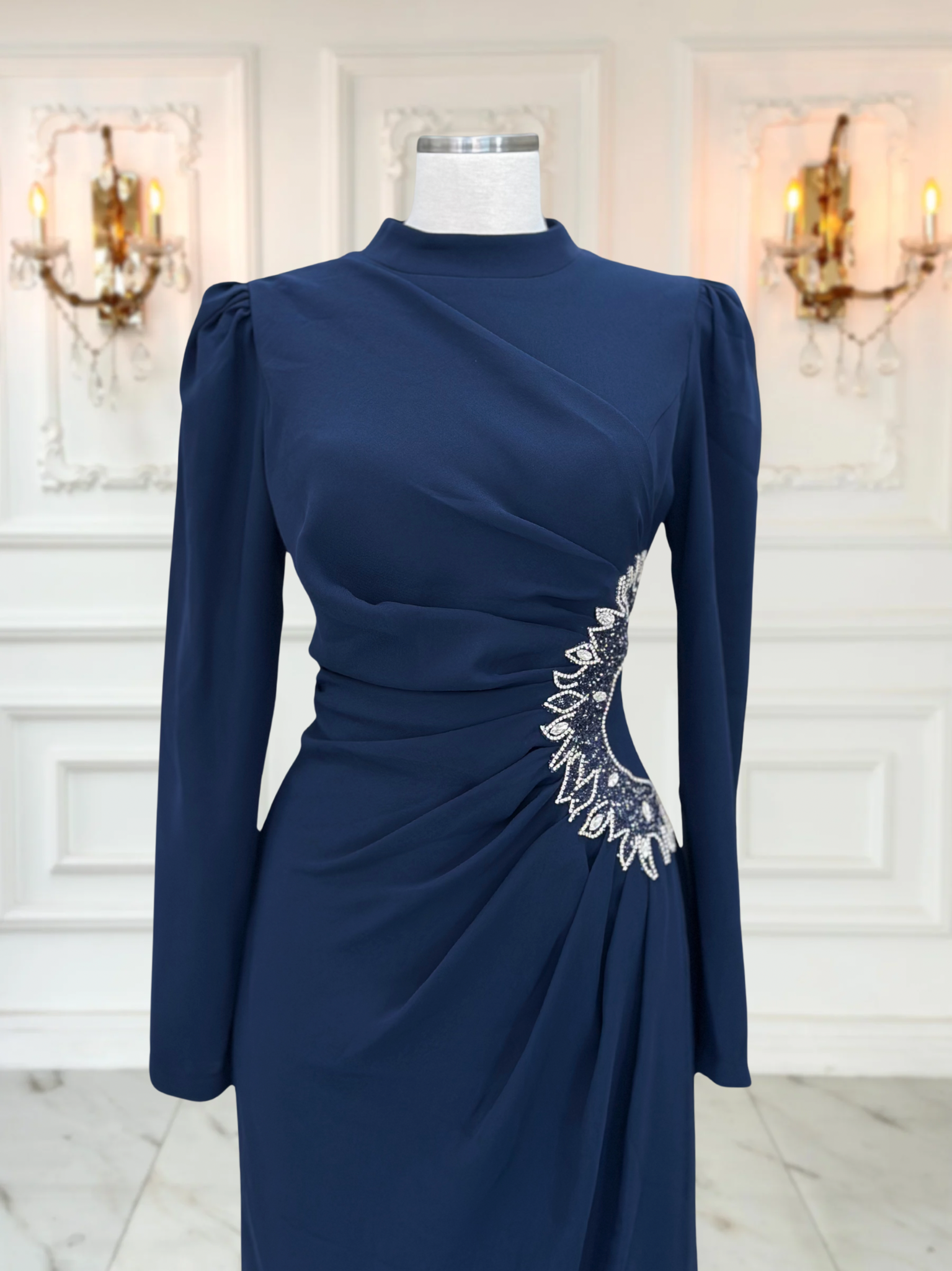 Güneş Abiye Lacivert