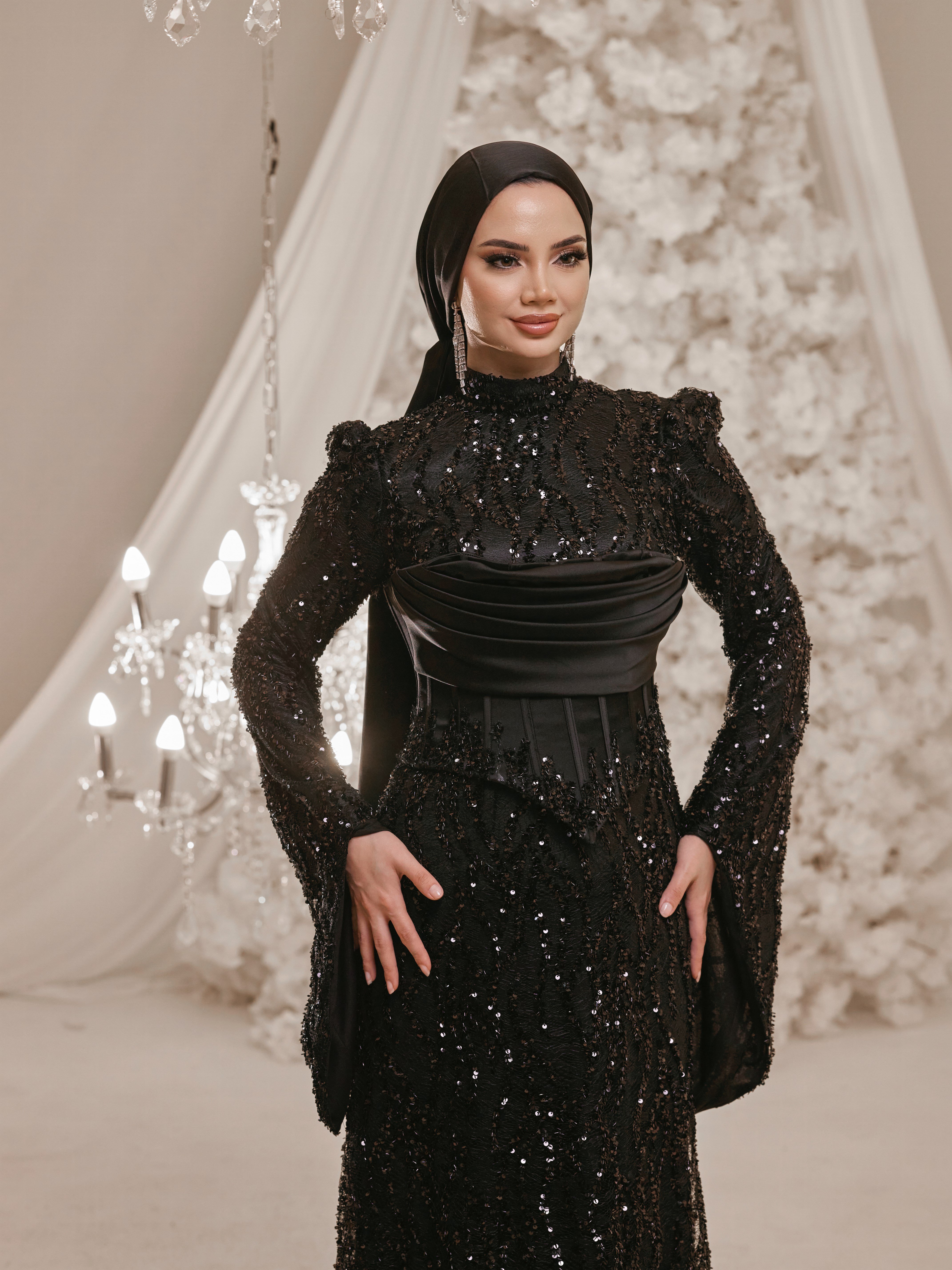 Maral.Abiye Siyah