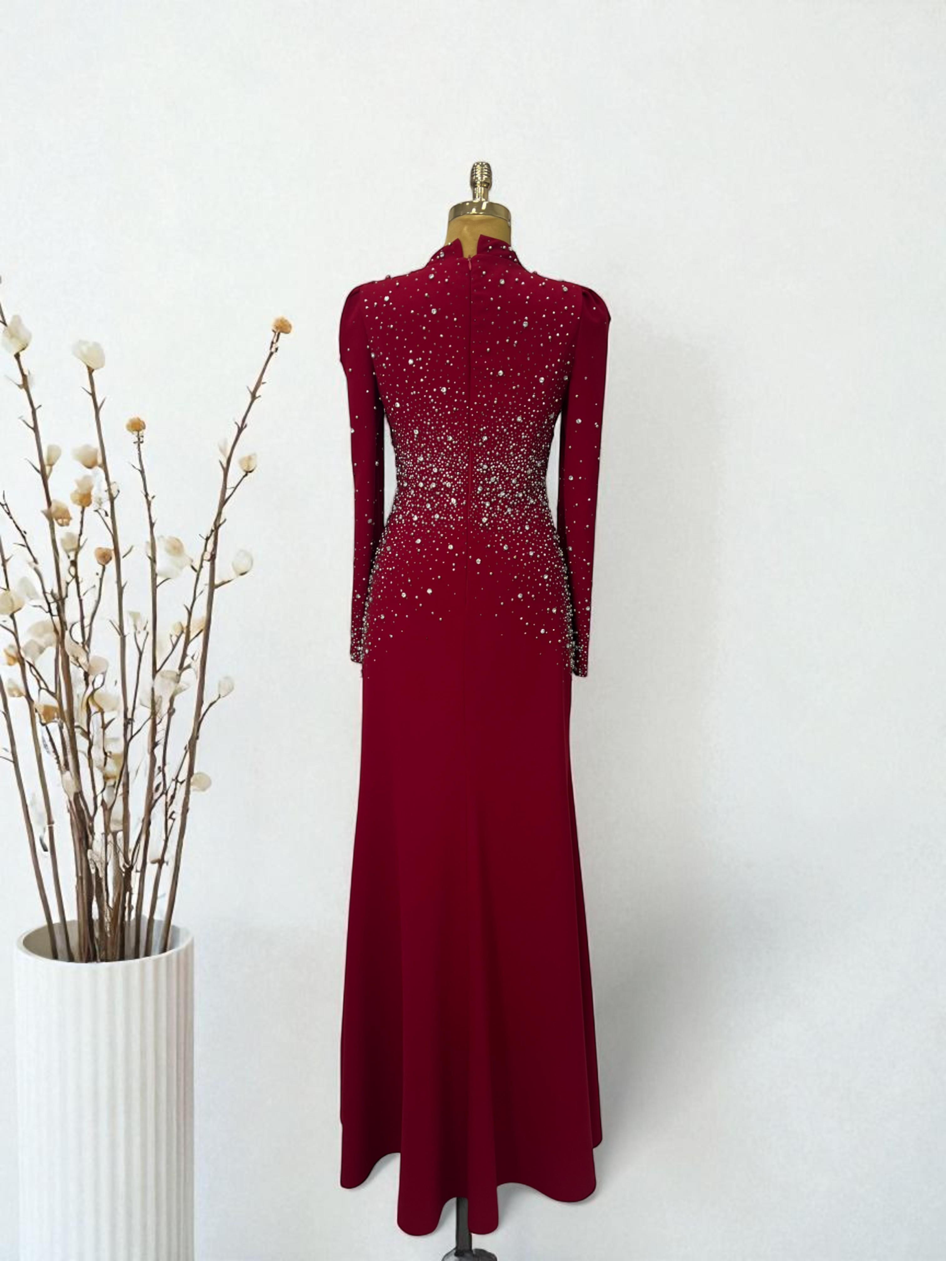 Samanyolu Abiye Kırmızı