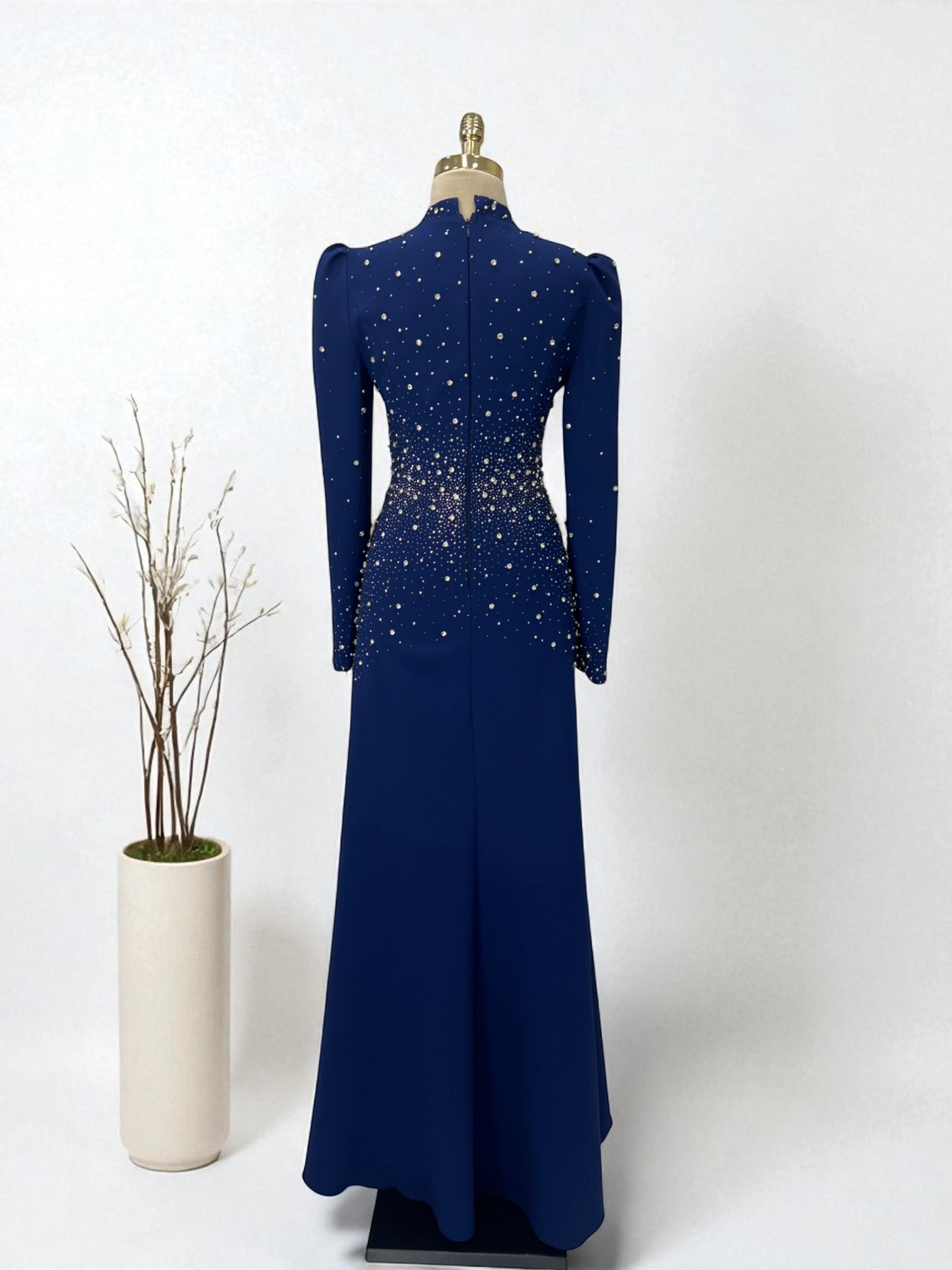 Samanyolu Abiye Lacivert