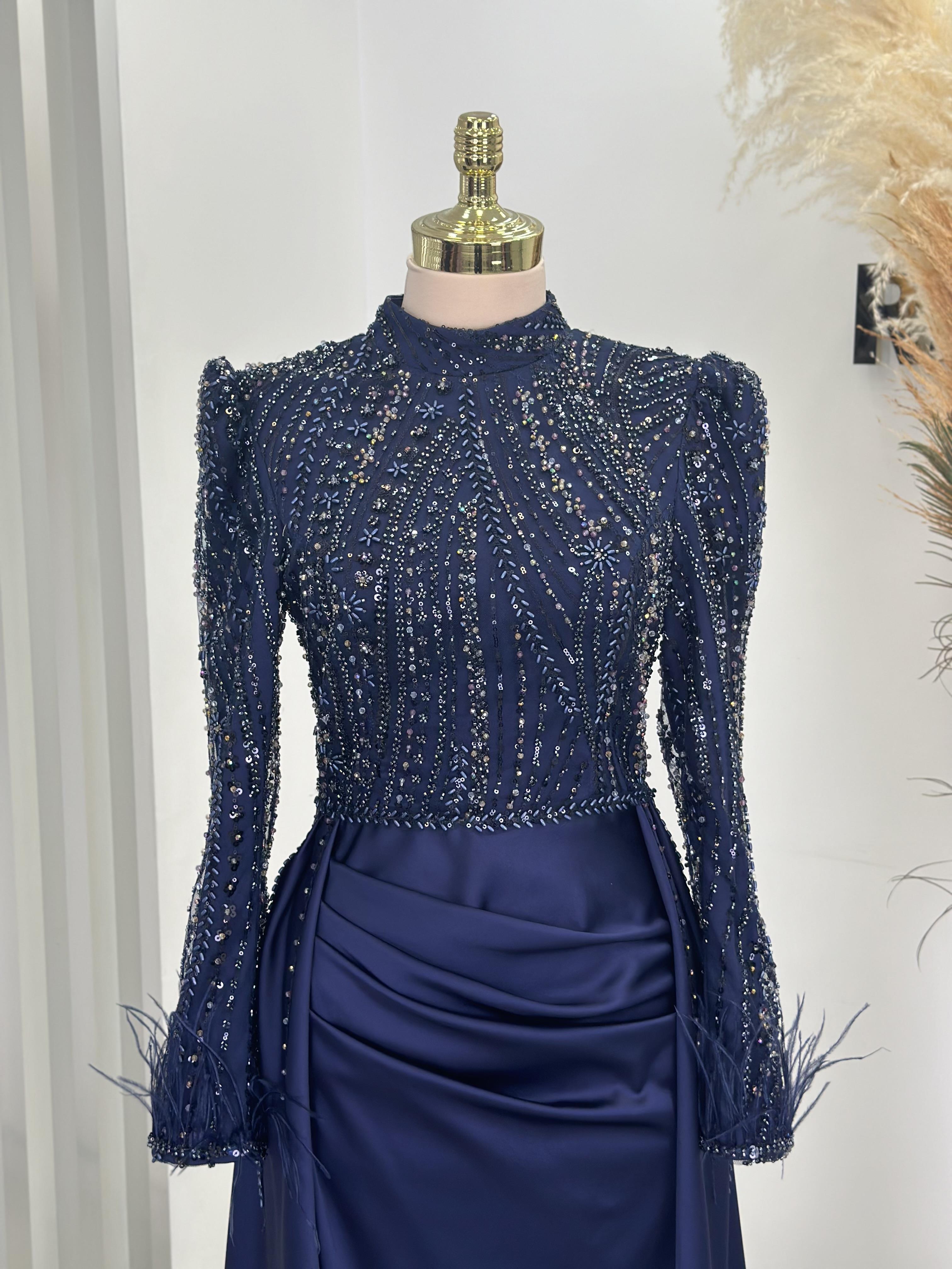 Sherry Abiye Lacivert 