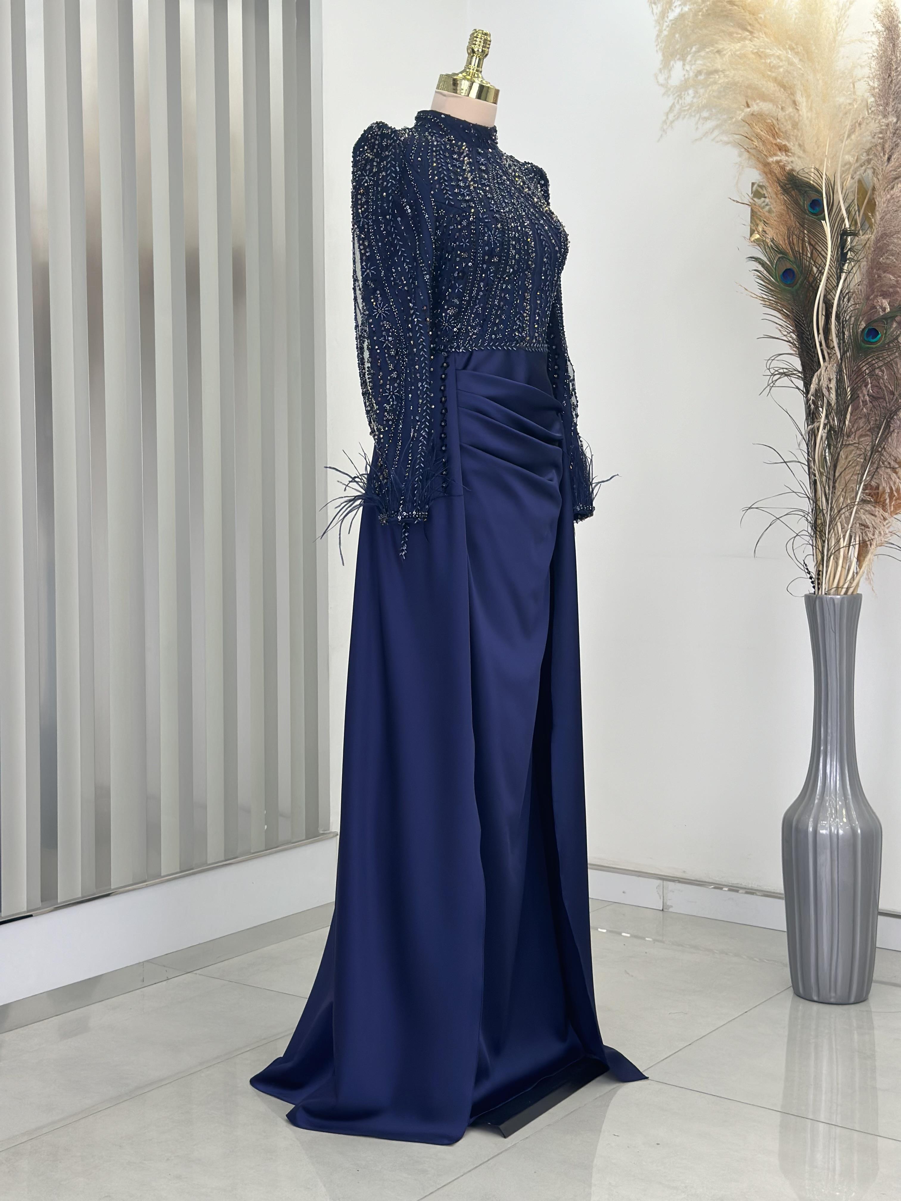 Sherry Abiye Lacivert 