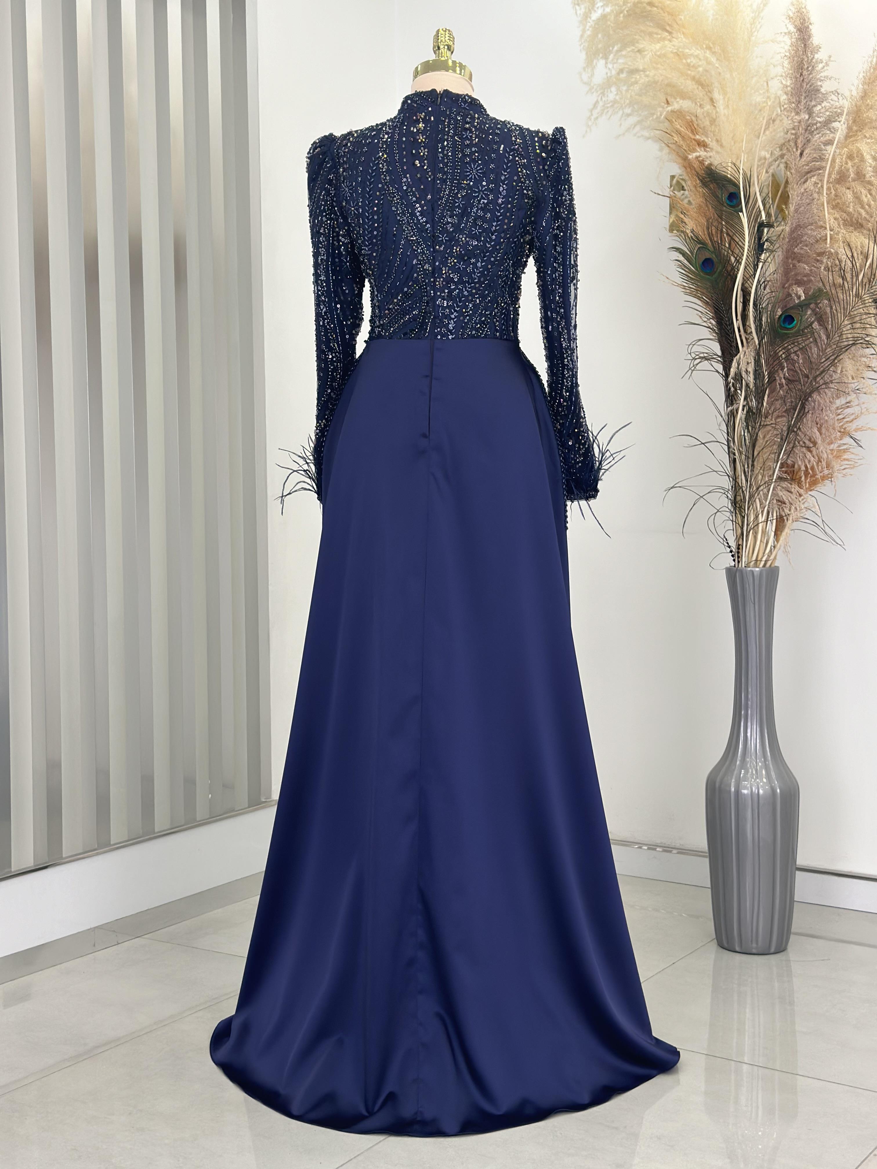 Sherry Abiye Lacivert 