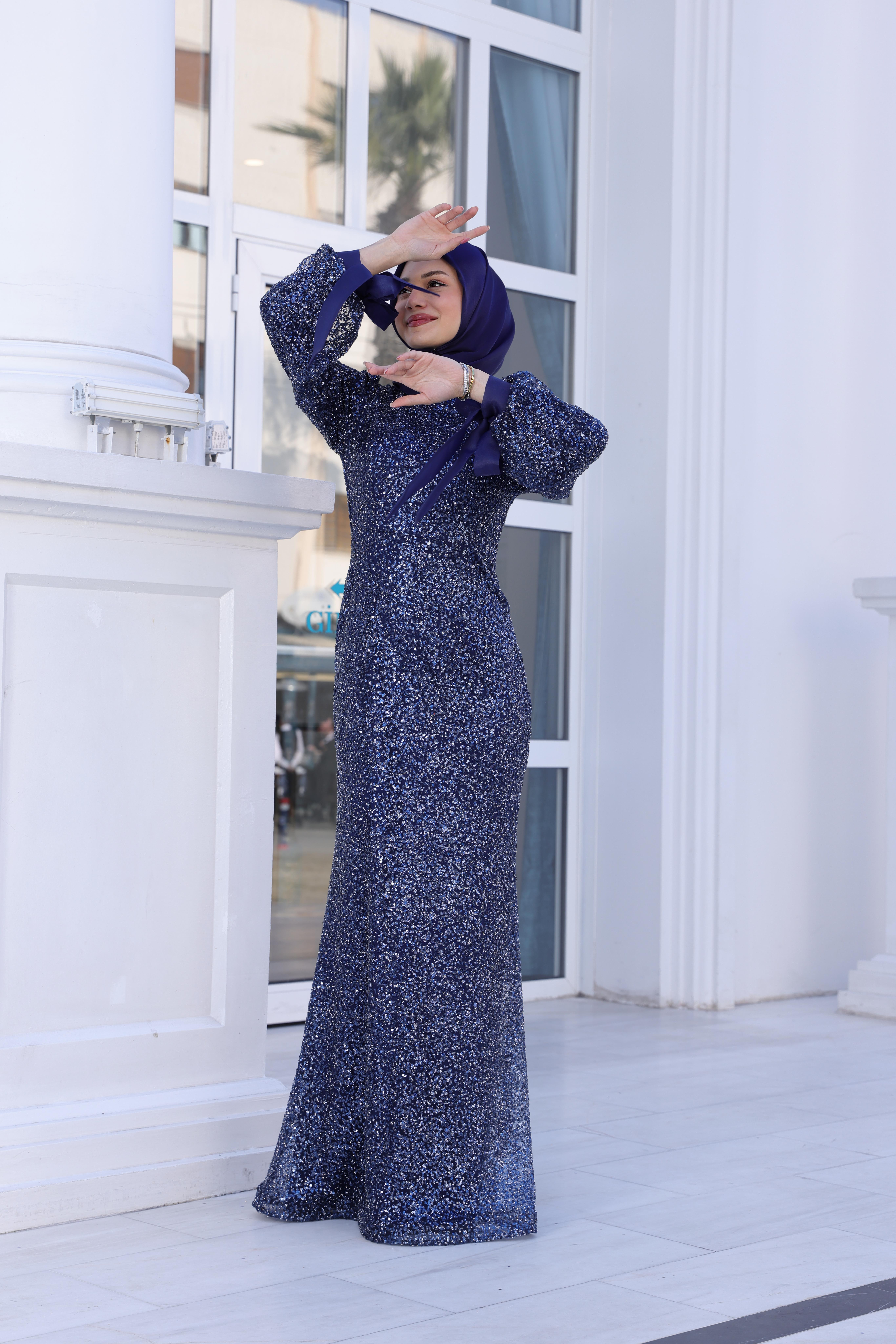 Şimal Abiye Lacivert