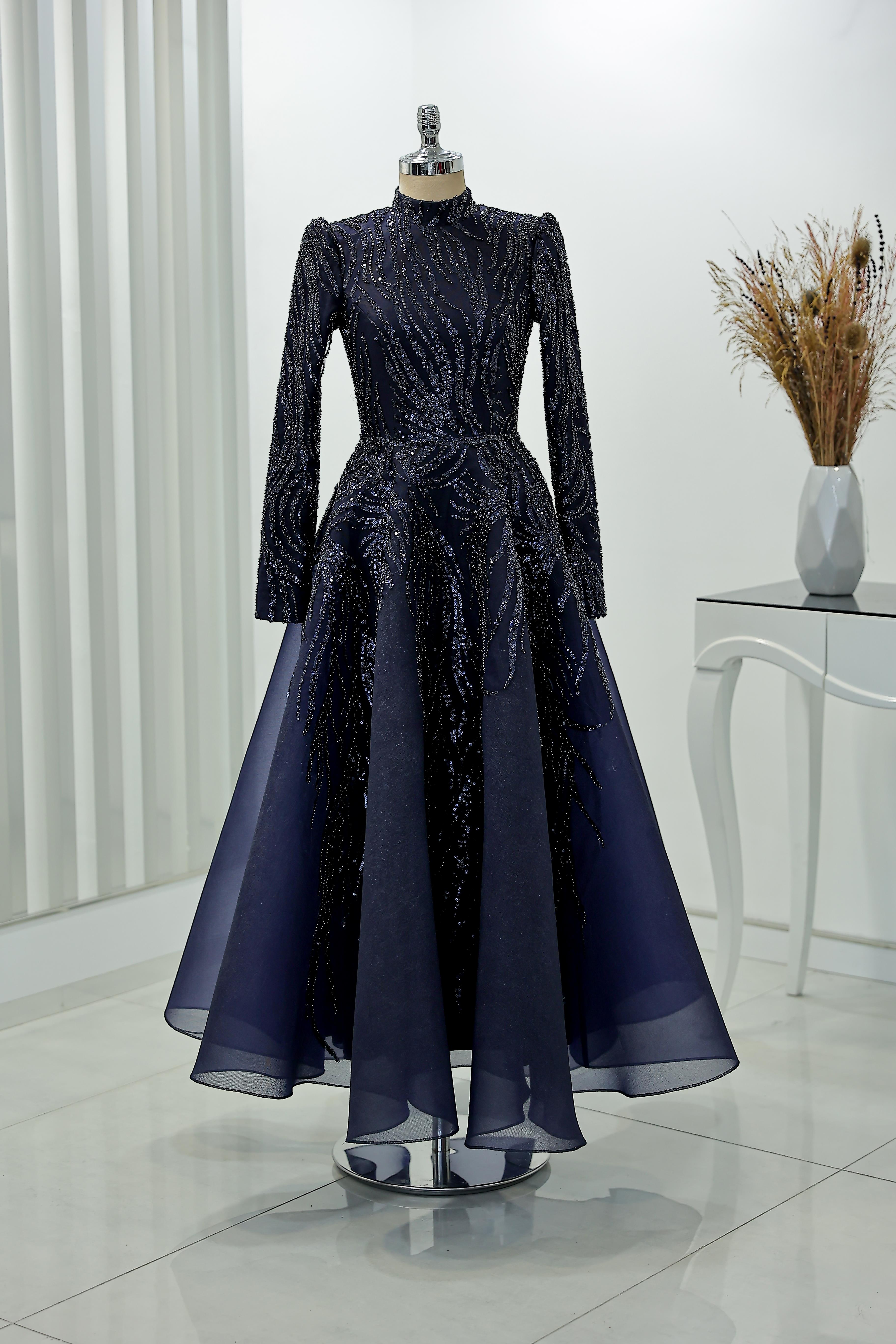 Venüs Evening Dress Navy Blue