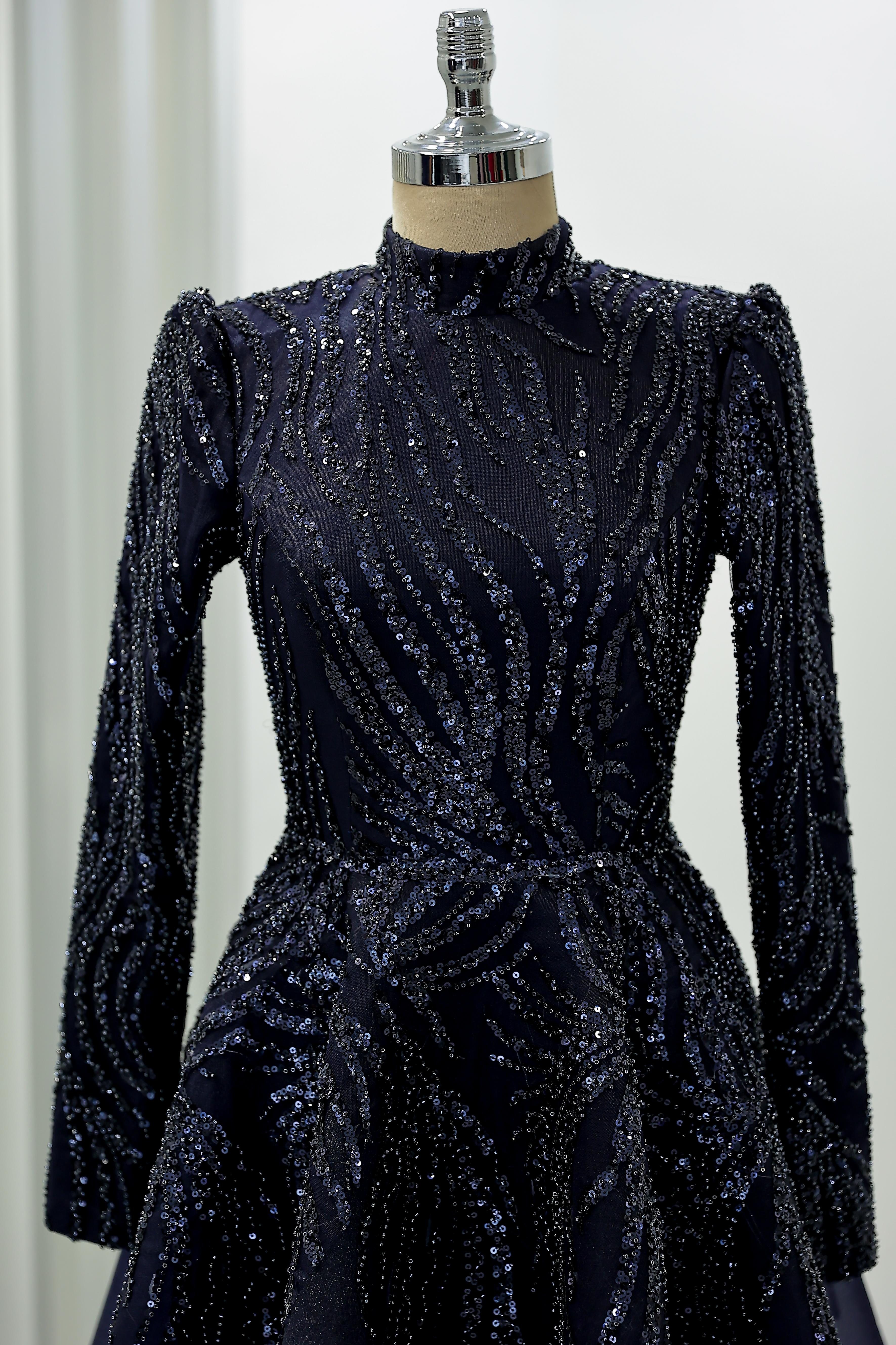 Venüs Evening Dress Navy Blue