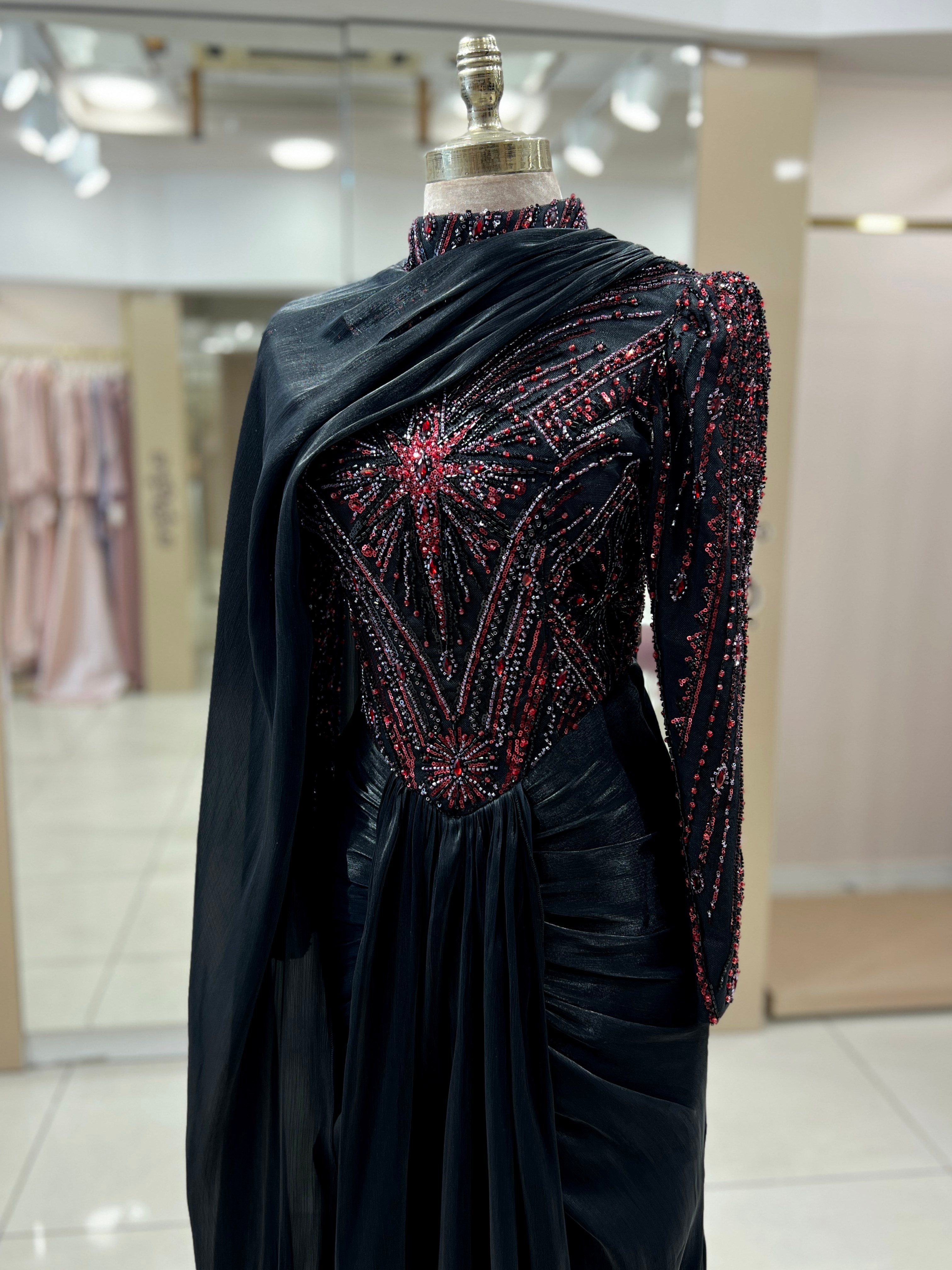 Violet Abiye Siyah
