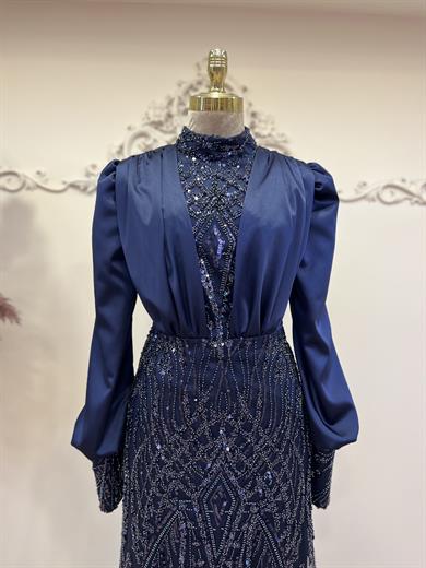 Açelya Abiye Lacivert