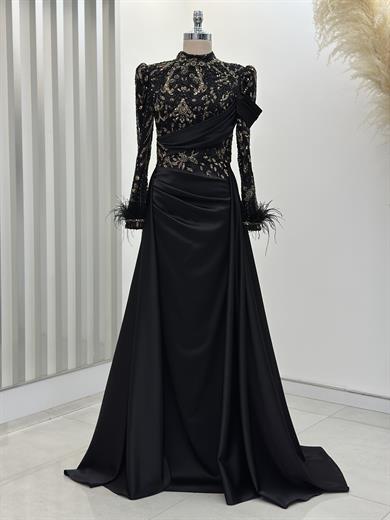 Anabel Abiye Siyah-Gold