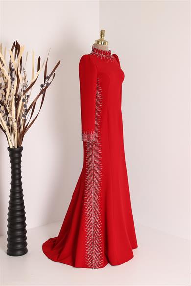 Anna Abiye Kırmızı