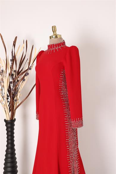 Anna Abiye Kırmızı