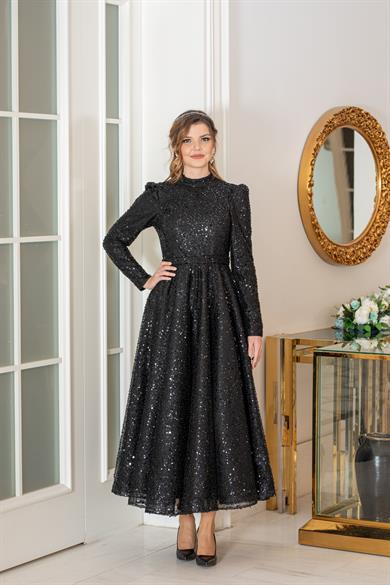 Çalıkuşu Evening Dress Black
