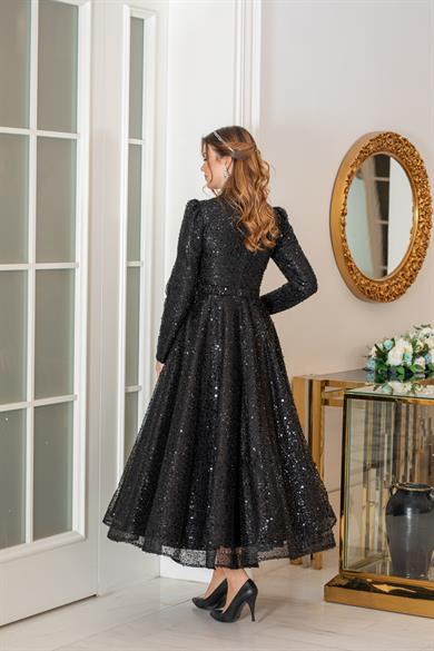 Çalıkuşu Evening Dress Black