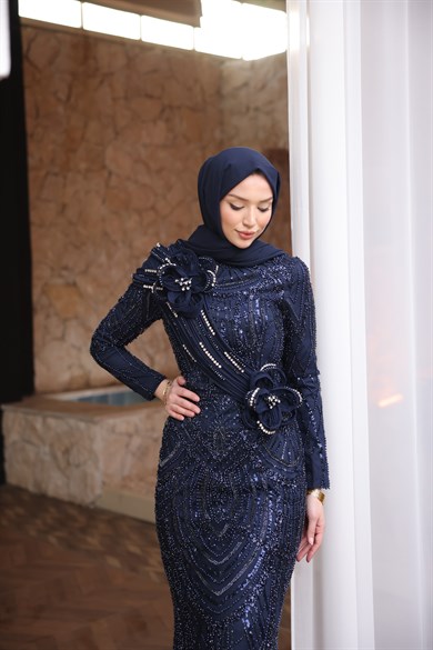 Ceyla Abiye Lacivert