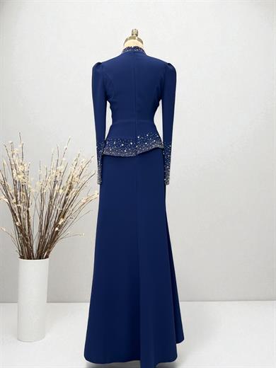 Damla Abiye Lacivert