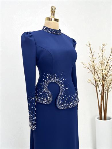 Damla Abiye Lacivert