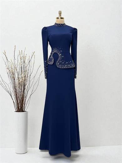 Damla Abiye Lacivert