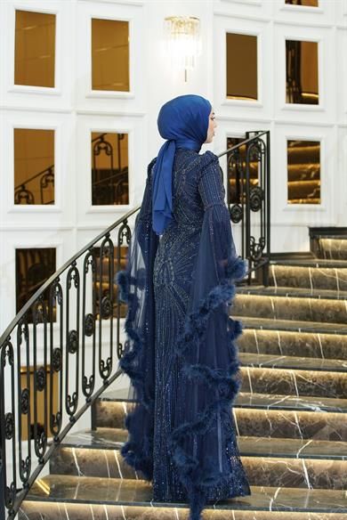 Diamond Abiye Lacivert