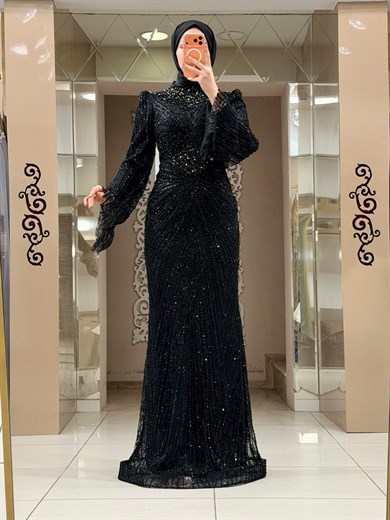 Diamond Abiye Siyah