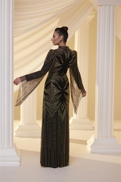 Dilan Abiye Sİyah Beyaz