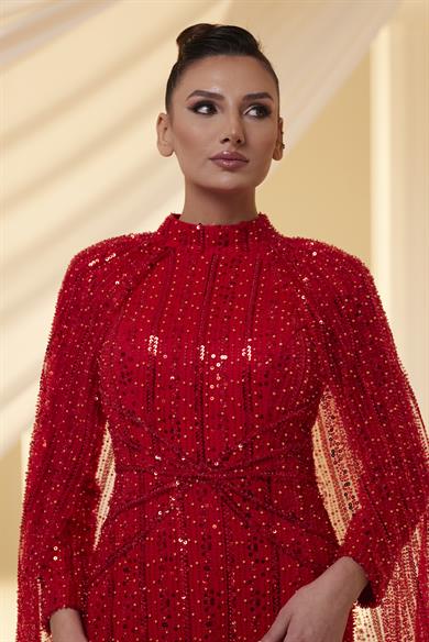 Efsun Abiye Kırmızı