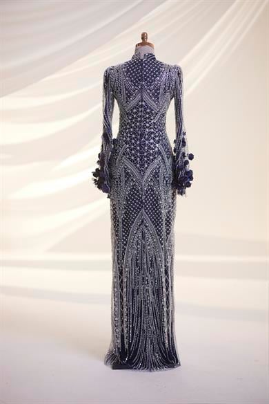 Eftelya Abiye Lacivert