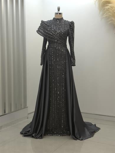 Elegance Abiye Antrasit